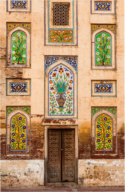 Restaurant door